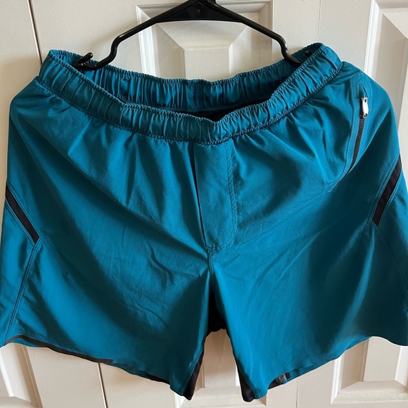 Men’s Surge Short 6” with liner — Blue, Size S - Picture 2 of 10